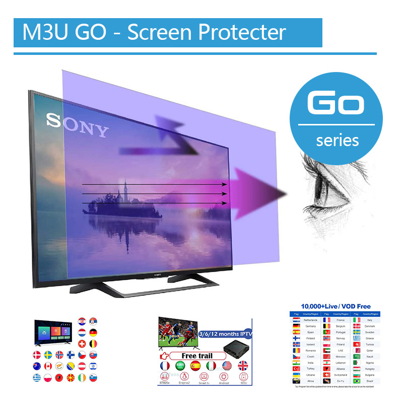 M3U Go Series - Screen Protector Anti-Blue